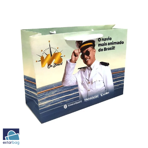 Fábrica de sacolas personalizadas de papel no ABC