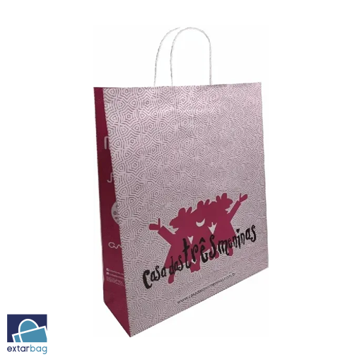 Sacolas de papel personalizadas com logomarca
